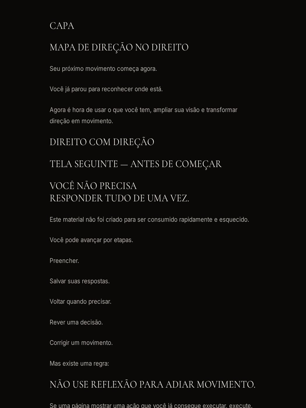 Capa — Direito com Direção